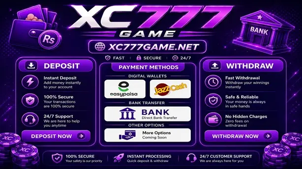 XC777 Deposit and withdraw